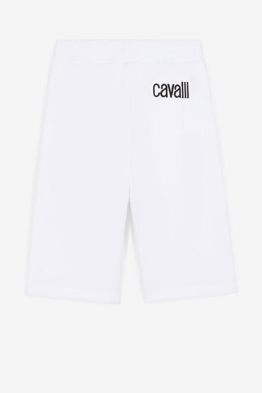 JU Logo-Embroidered Shorts JU Logo-Embroidered Shorts OPTICAL WHITE QJT242-CF050