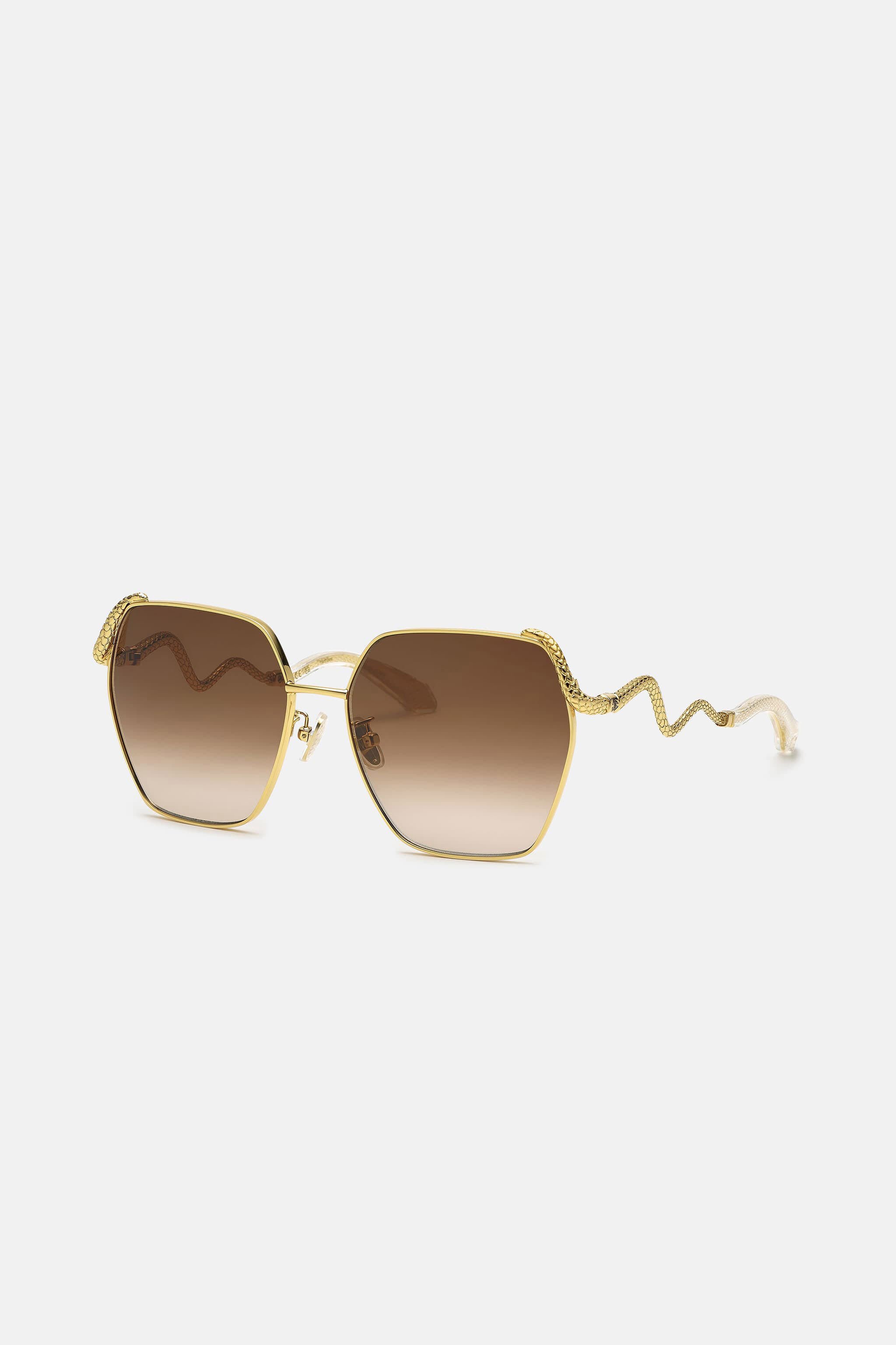 RC Sunglasses Roberto Cavalli Snake Collection Brown RALD77-ID080