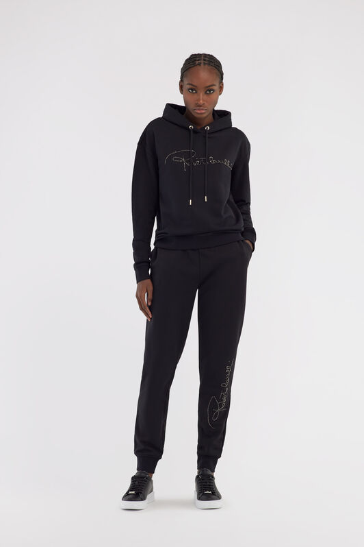 RC Sweatshirt with signature Noir NOT68D-CF052