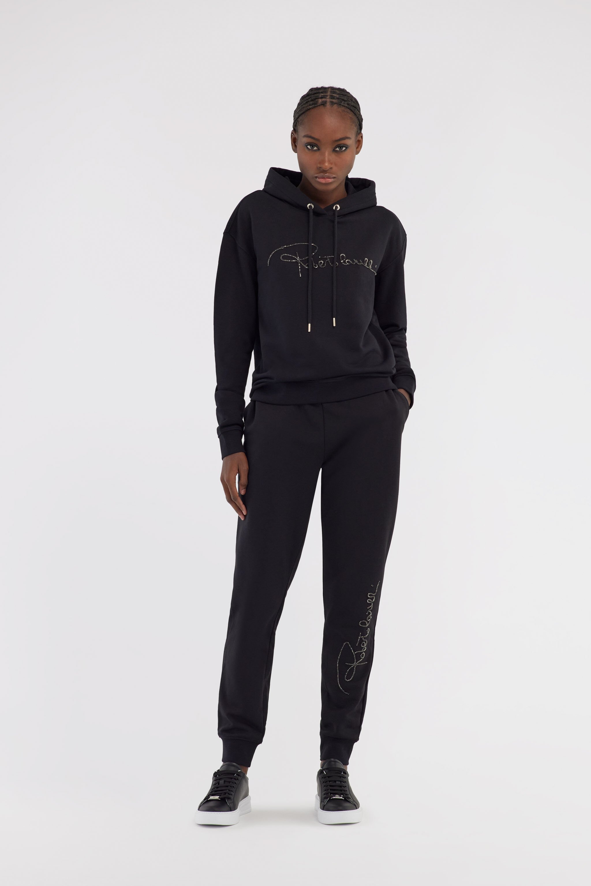 RC Sweatshirt with signature Noir NOT68D-CF052