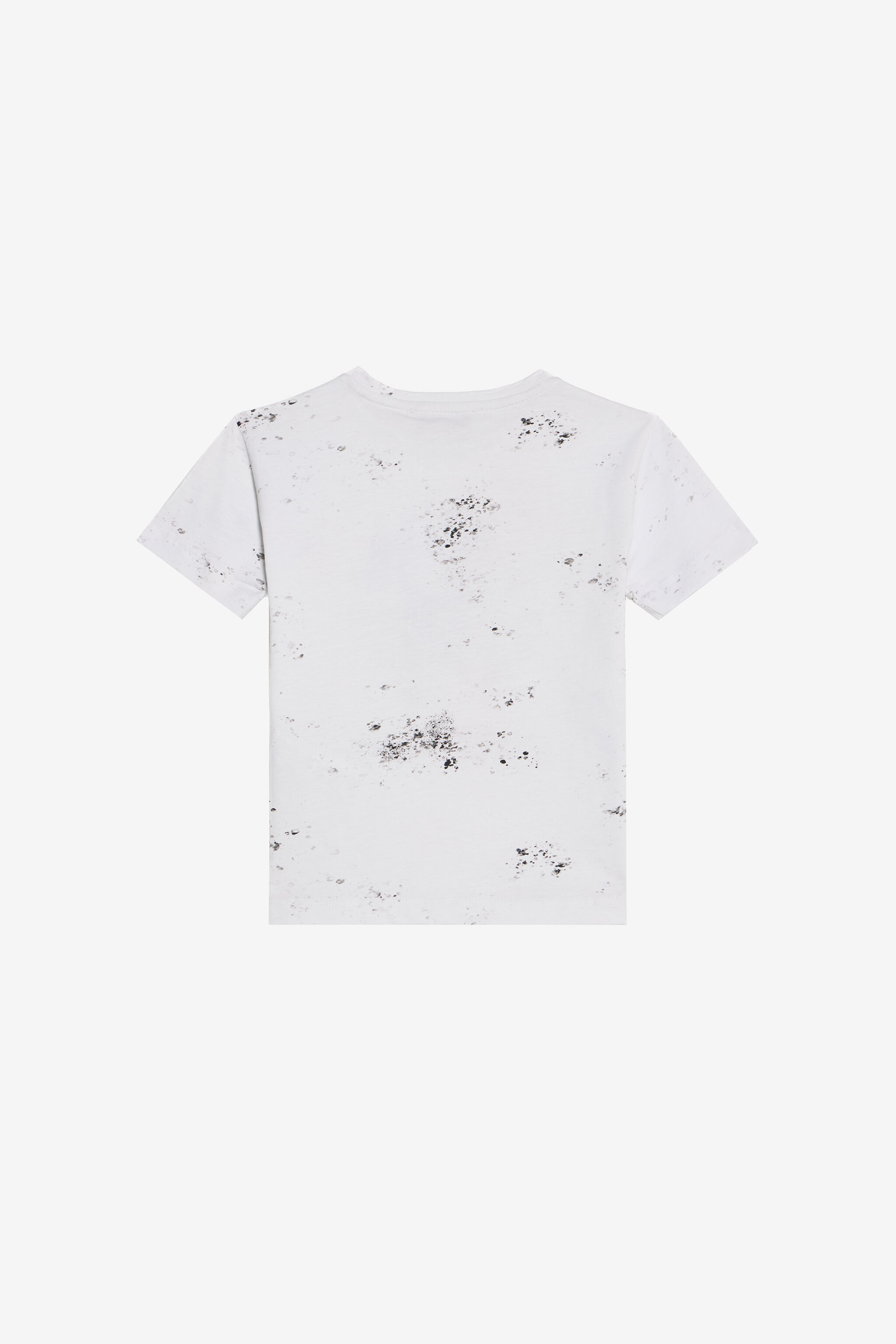 JU Monogram print T-shirt OPTICAL WHITE VJT60E-JFQ44