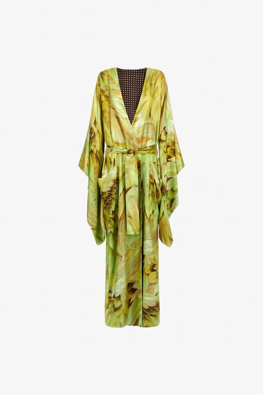 RC Kimono Plumage print RC Kimono Plumage print Light green SWT500-4QL71