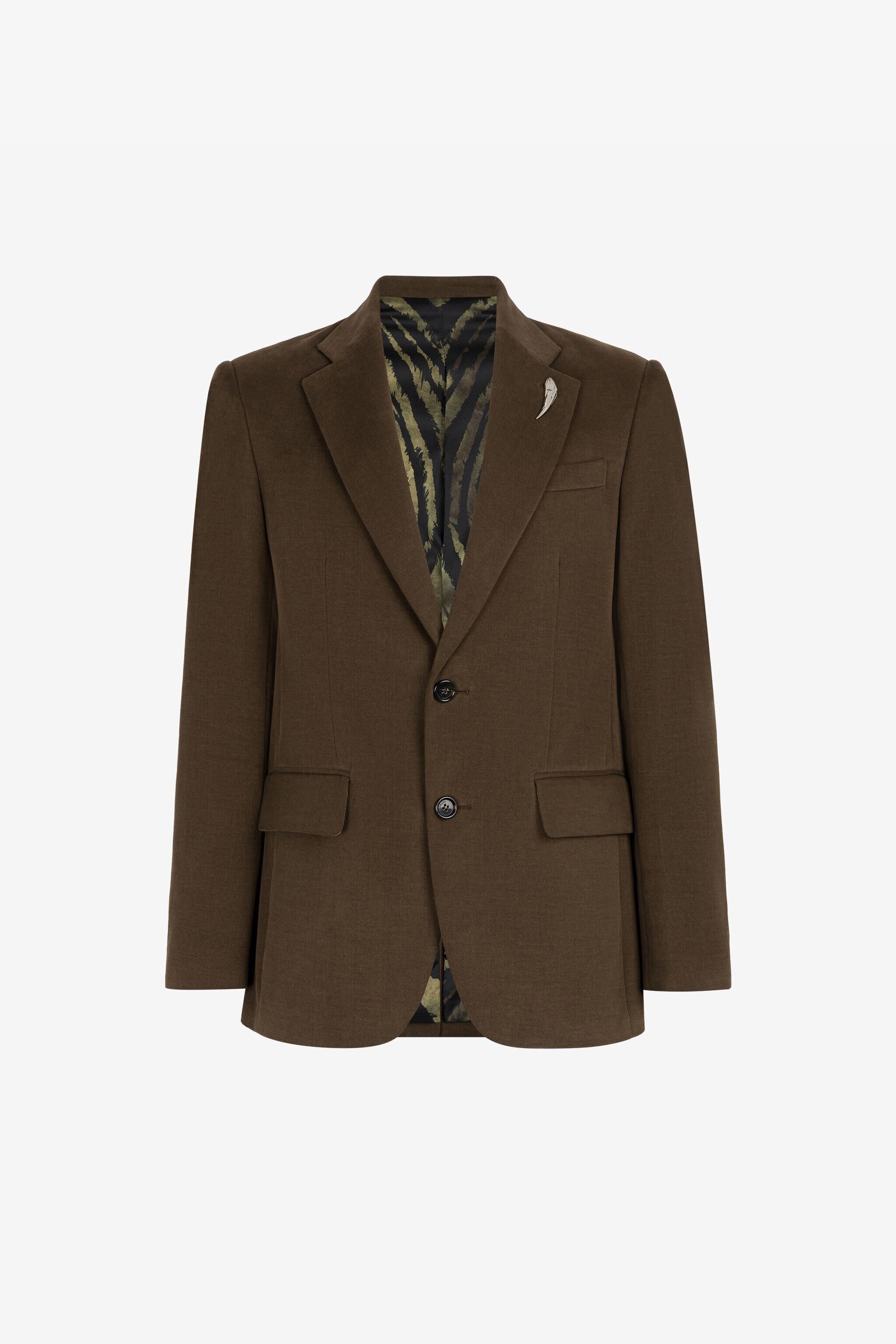 RC Tiger Tooth Blazer Dark brown RRT435-FN070