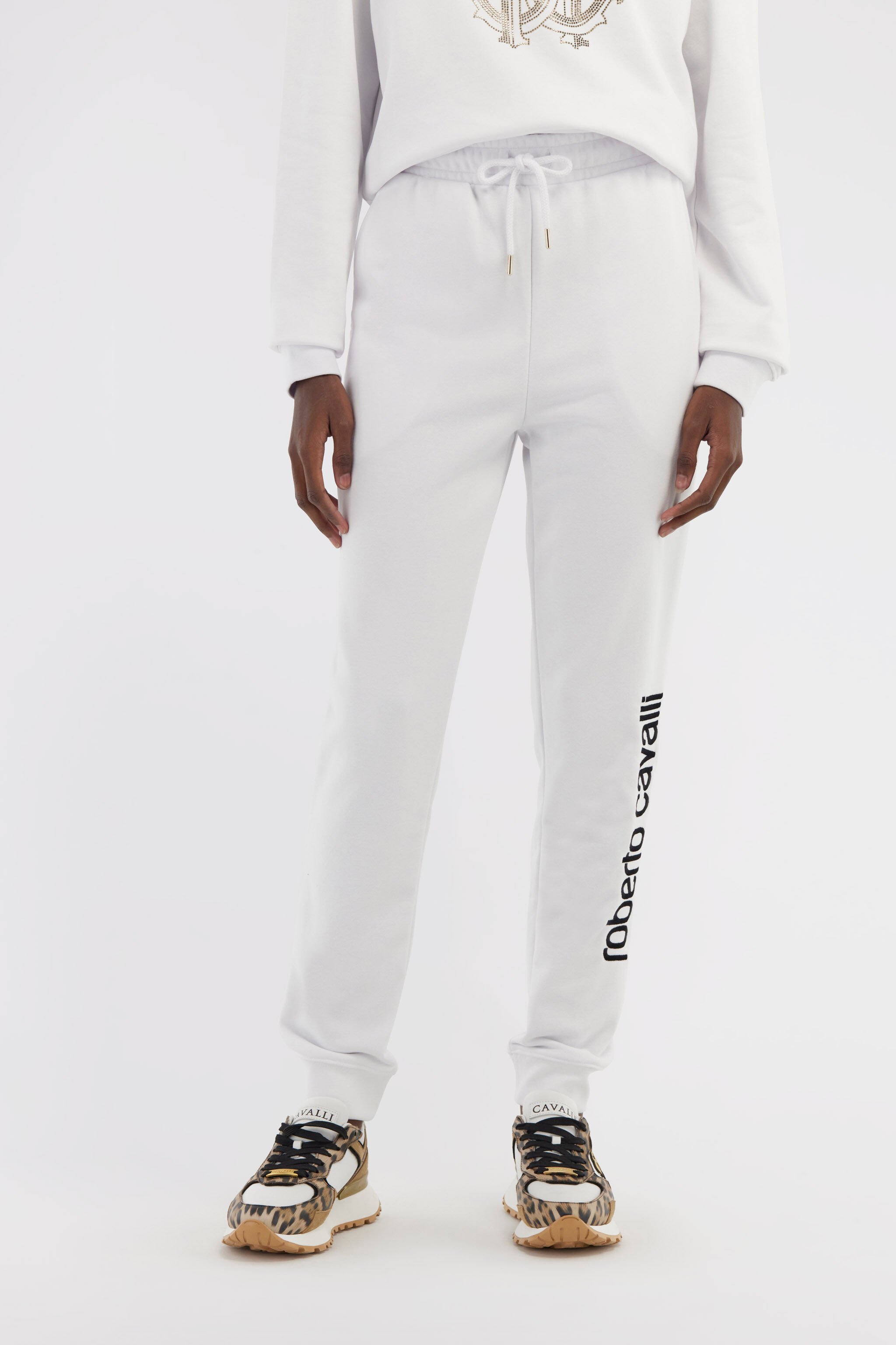 RC Pantaloni sportivi con logo Bianco NOT22C-CF052