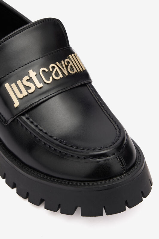 JC Mocassins Avec Lettrage Noir TFS066-TF386