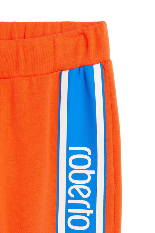 JU Logo stripe track trousers JU Logo stripe track trousers Orange LJT20B-CF027