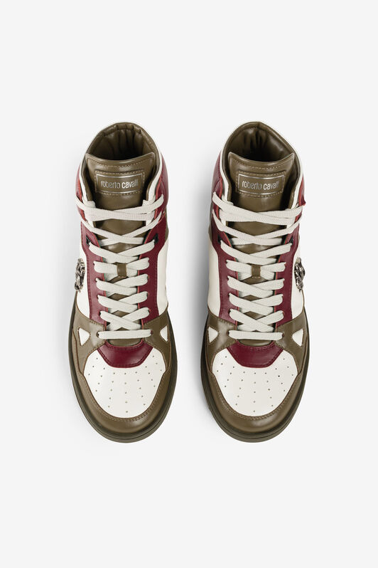 RC Sneakers alte con Monogram Mirror Snake RC Sneakers alte con Monogram Mirror Snake Bianco/Verde scuro RRS017-PZA90