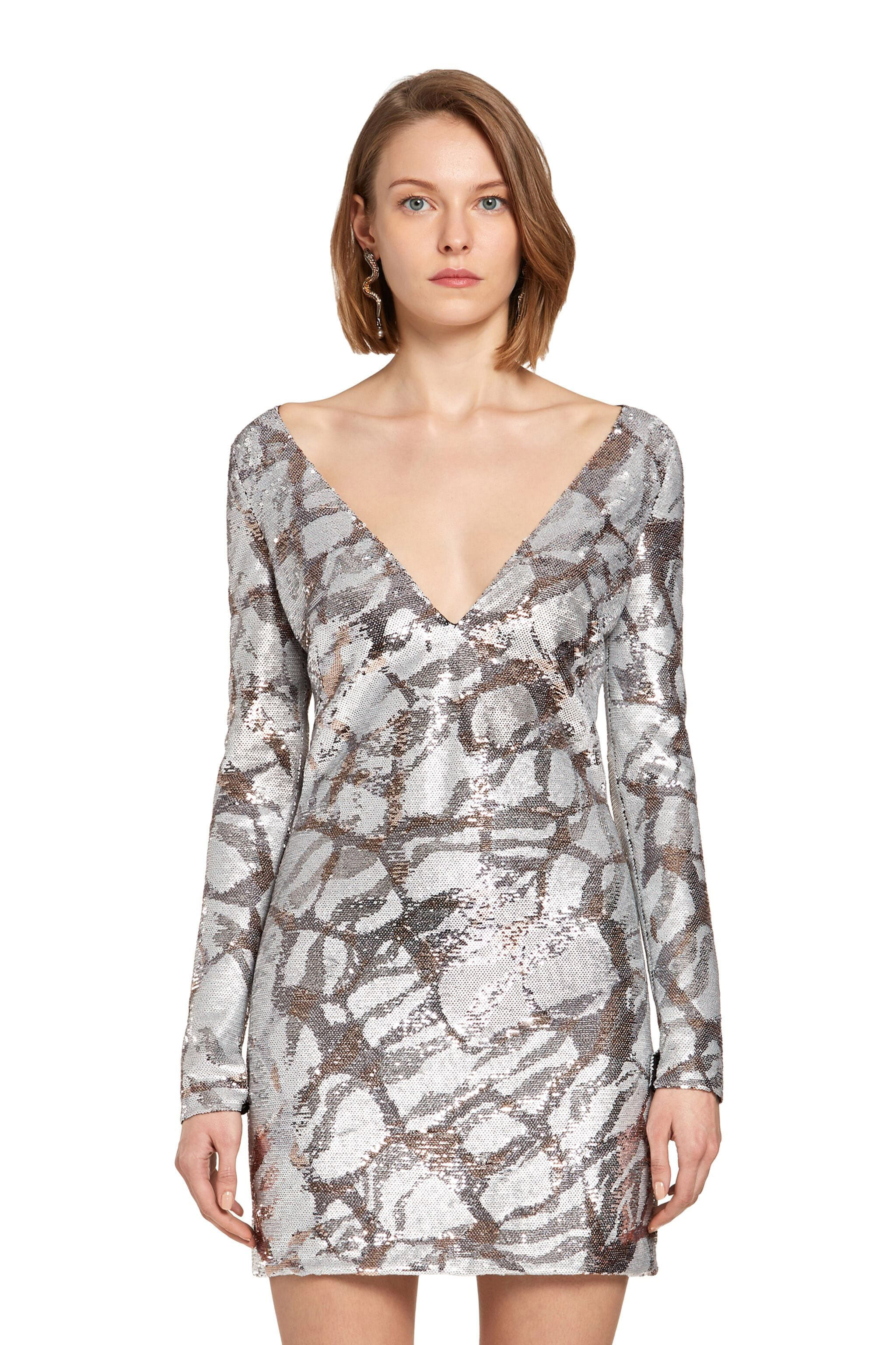 RC Robe à motif Jewel Tiger Twiga Argent JQR148-RT020