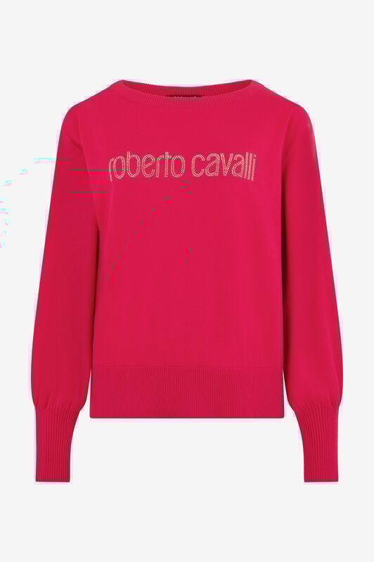 RC Fuchsia Sweater With Crystal Logo RC Fuchsia Sweater With Crystal Logo IBISCUS SOM60G-VI011