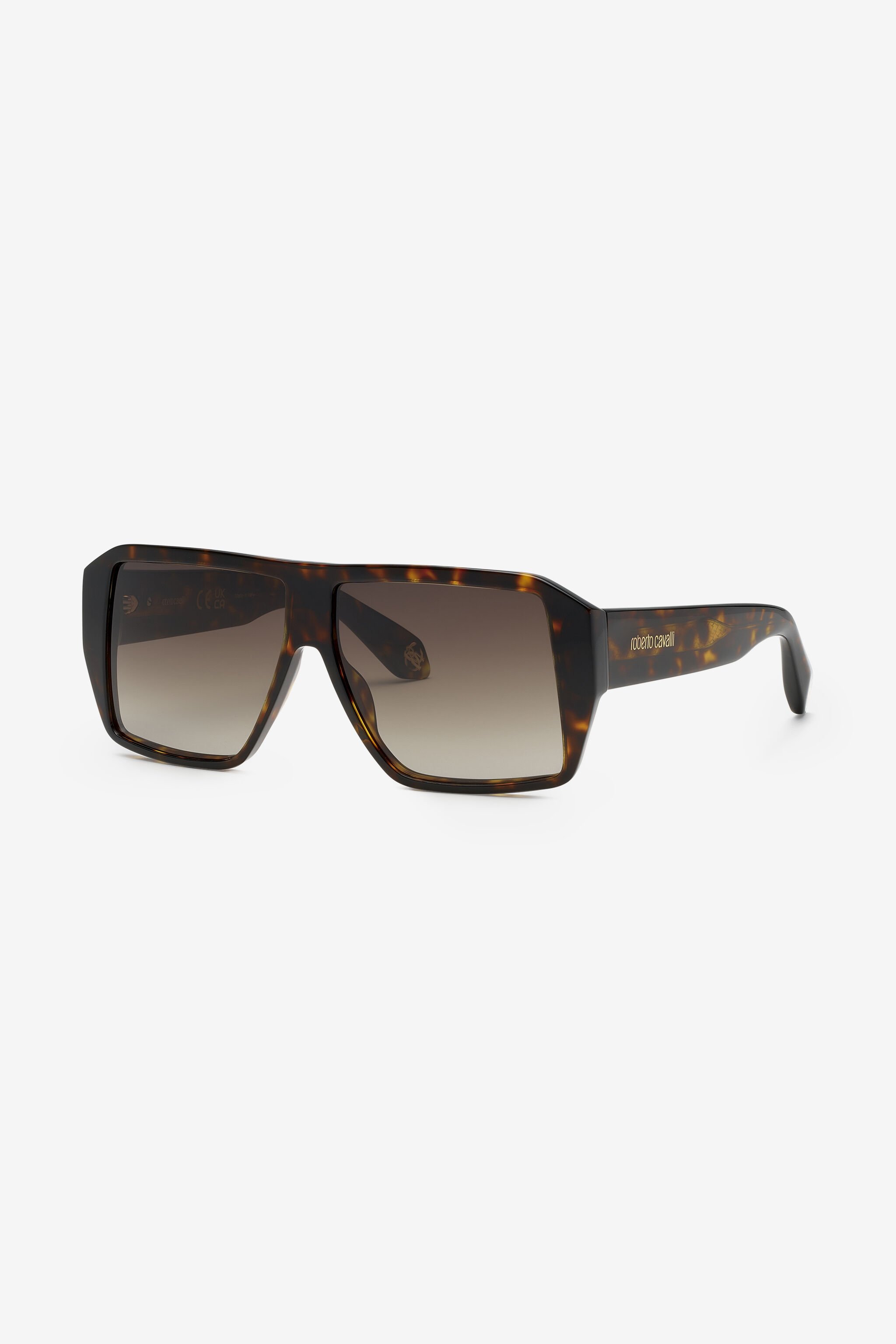 RC Lunettes de soleil unisexes  SHINY BROWN/YELLOW H UALD08-ID203