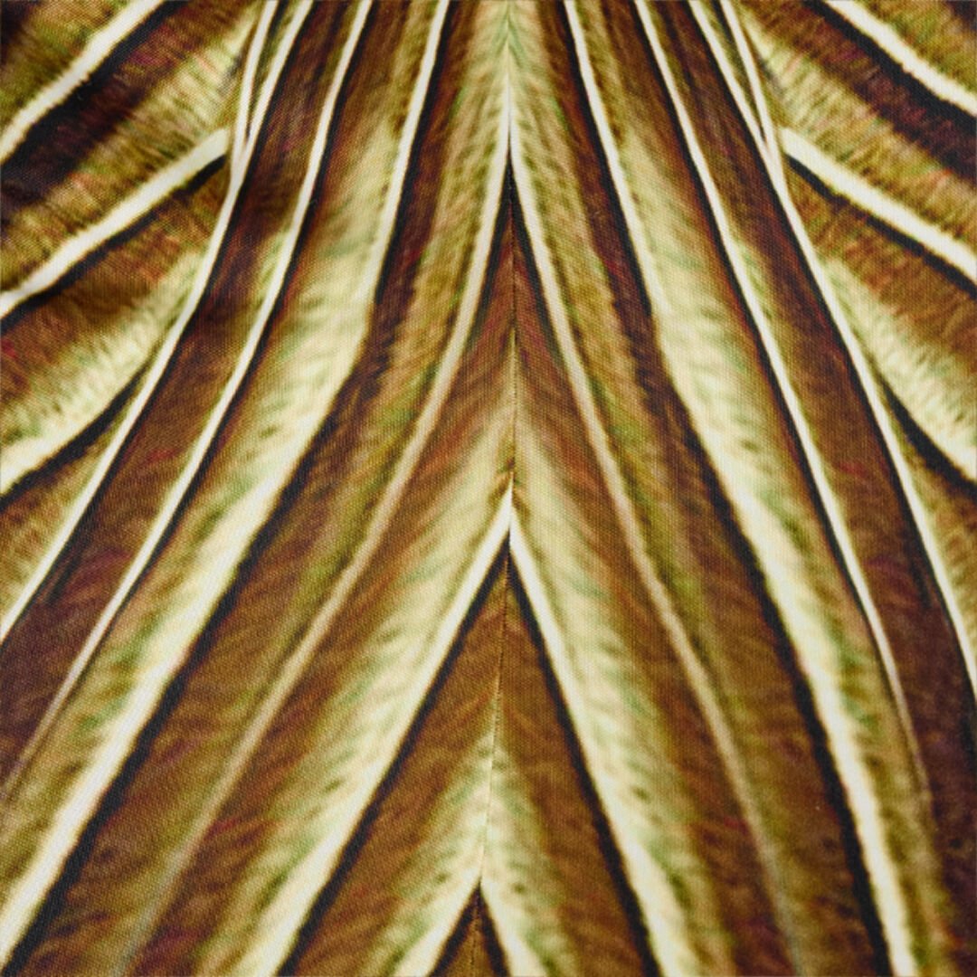 RC Extra-Long Dress with Ray Of Gold Print NATURAL/GOLD WWT113-JRS34