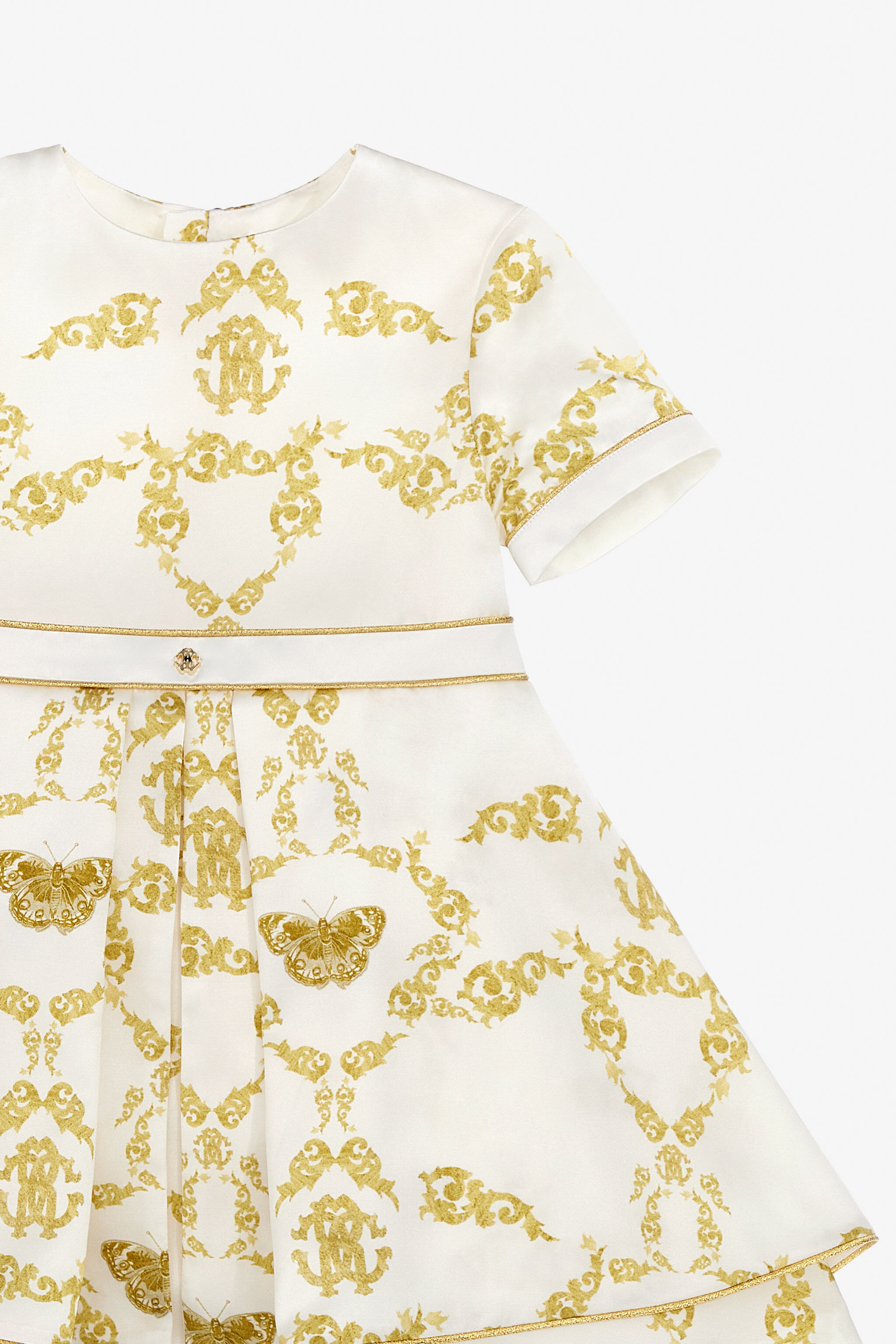 JU Printed Dress White SJT150-SCL50