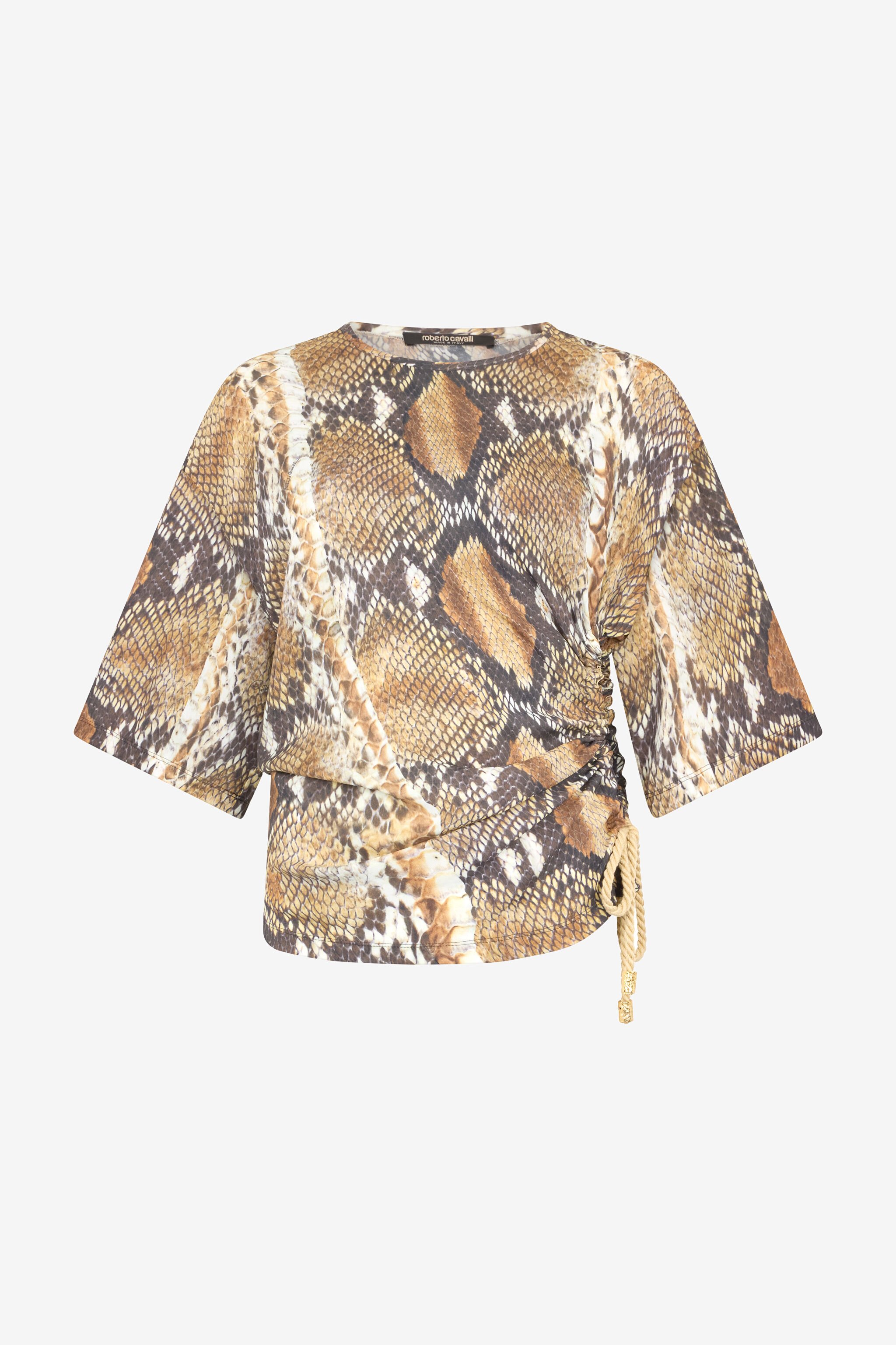 RC T-shirt Imprimé Python Marron clair UWT605-KWN93