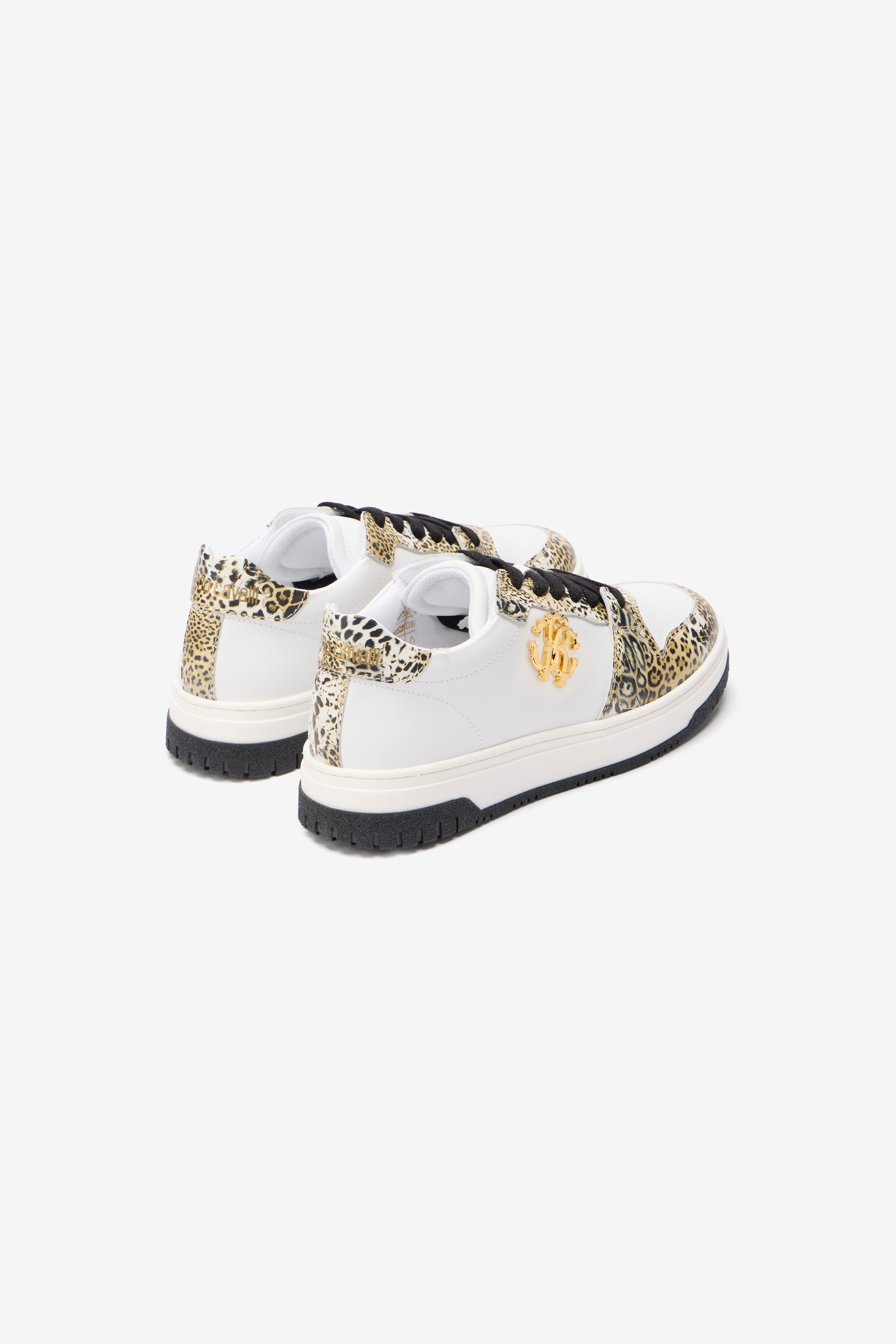RC Leopard Print Sneaker with Monogram RC WHITE/JAGUAR QOS01L-PZO17