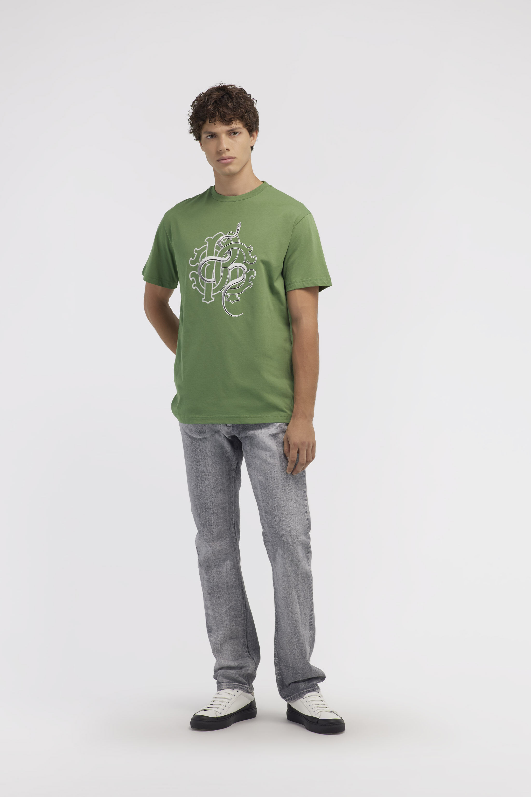 RC T-shirt with Snake print Green NOT60T-JD060
