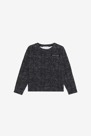 ${brand} Black Sweatshirt with Floral Print ${colorDescription} ${masterID}