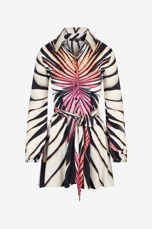 RC Ray Of Paradise Print Mini Dress CORAL XKT108-NUM33