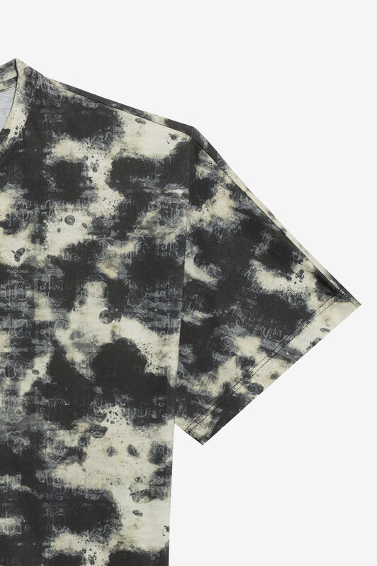 JU Cotton T-shirt With Camouflage Print CAMOU BLACK WJT60O-JFR15