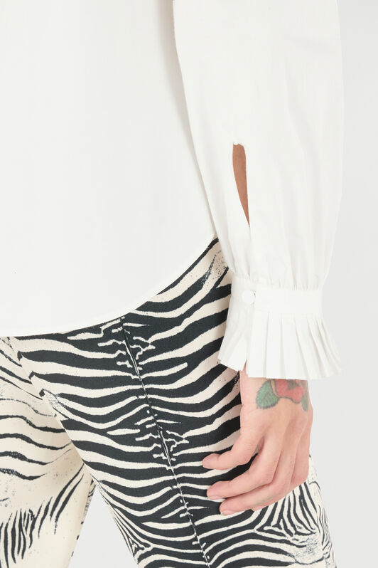 RC Camicia Con Motivo Rose Traforate Bianco UKR708-CH033