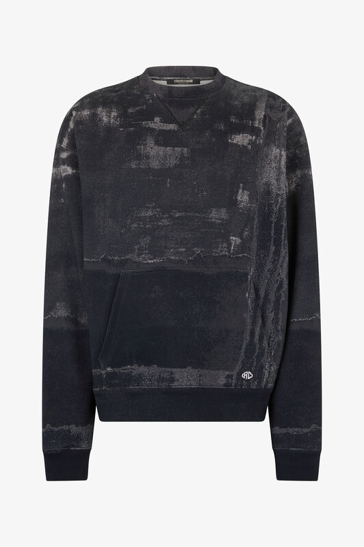 RC Used Dégradé Effect Sweatshirt RC Used Dégradé Effect Sweatshirt Black VNT68B-FOP69