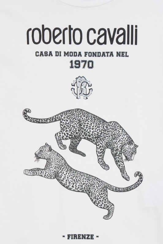 JU T-Shirt Bianco Ottico Con Stampa Logata OPTICAL WHITE VJT60B-JD001