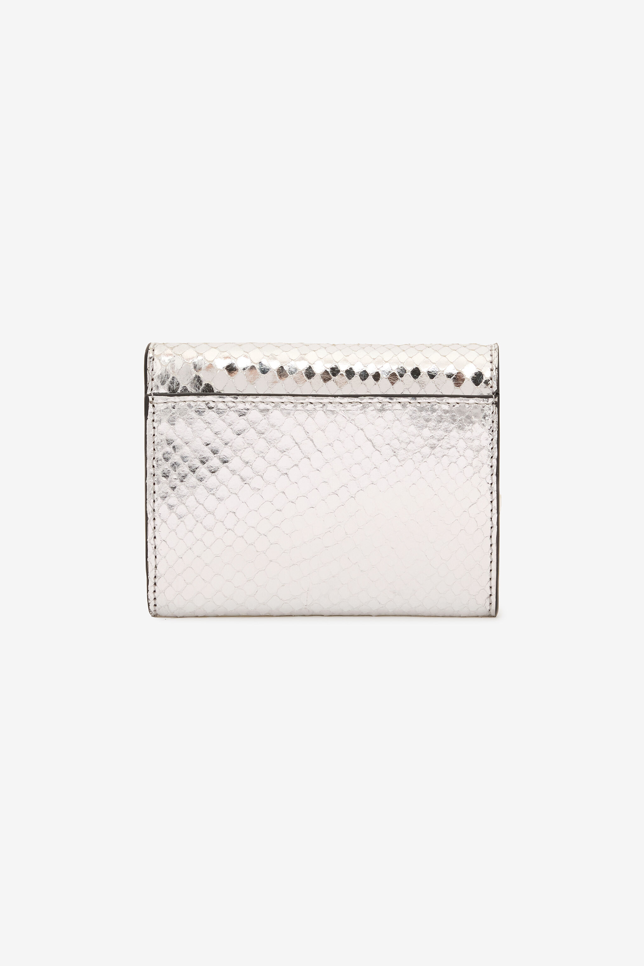 RC Laminated Cardholder with Snake Print Silver TKA002-PZ579