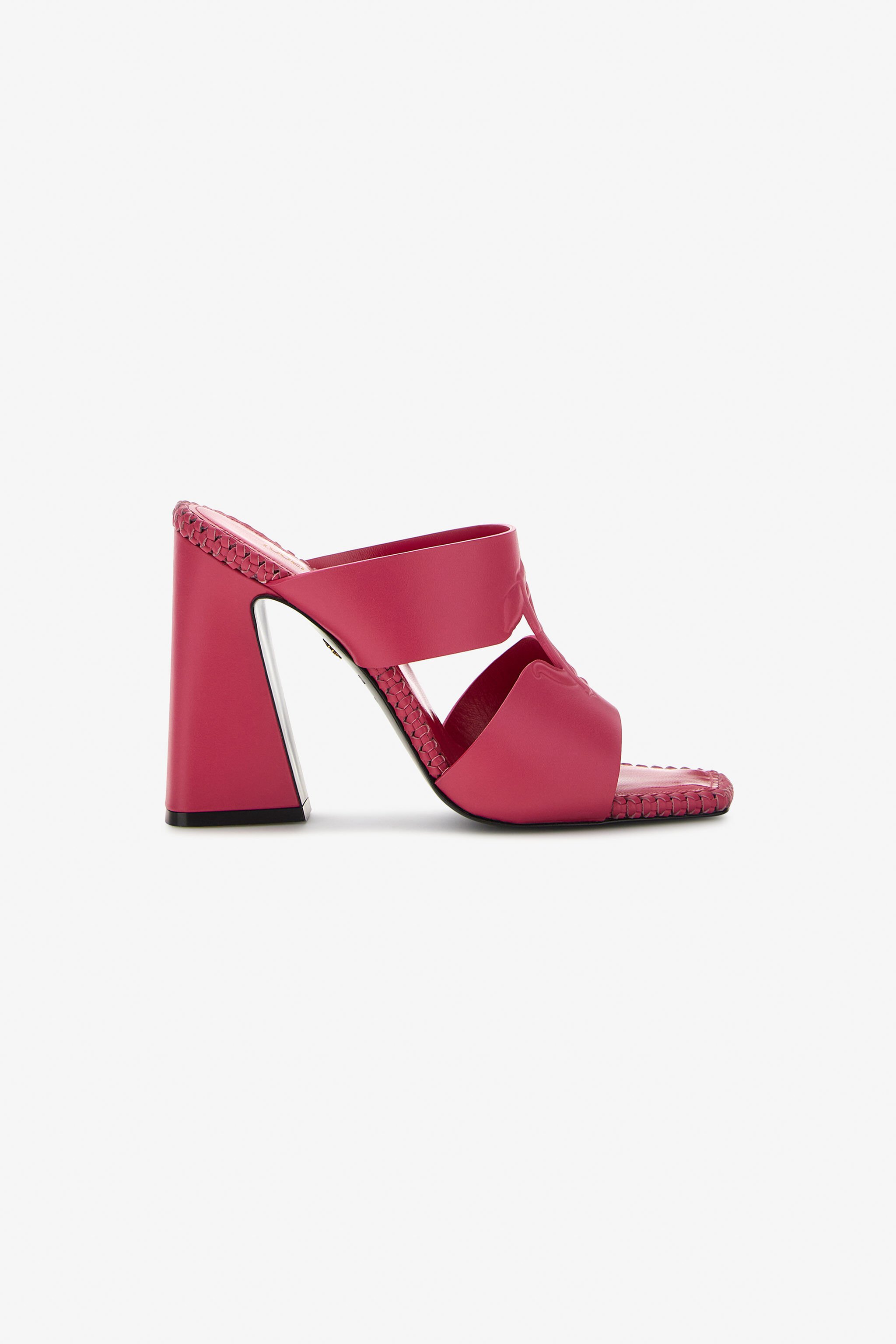 RC Sandals with Monogram Mirror Snake Fucsia SKS004-PZ172