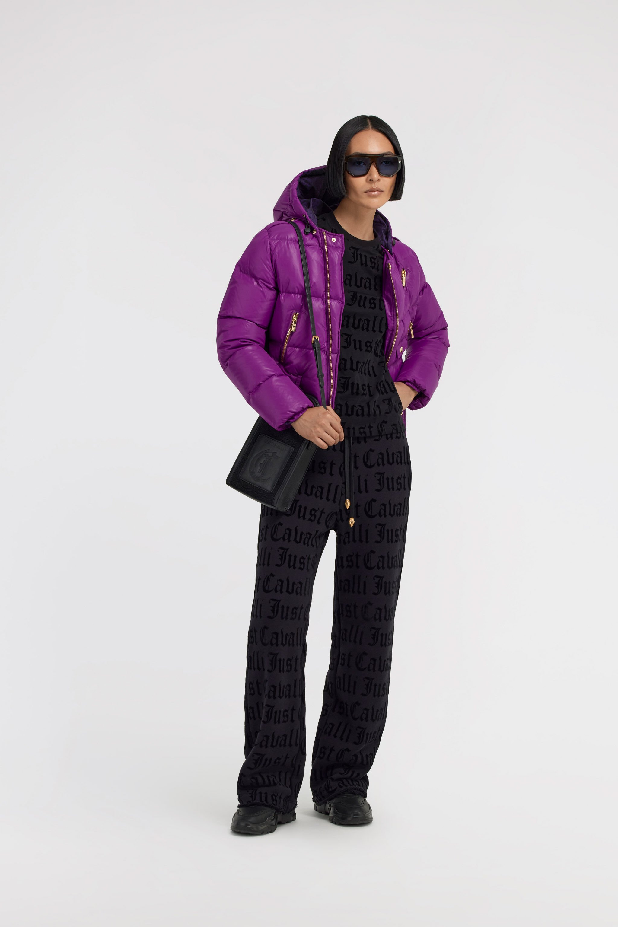 JC Just Cavalli Pants Black TFT073-TF102