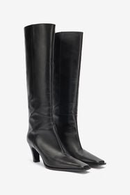 ${brand} Bottes En Cuir Avec Monogramme Mirror Snake ${colorDescription} ${masterID}