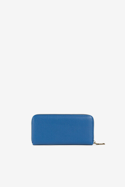 RC Portafoglio con Monogram RC e zip Blu JSA002-AB001