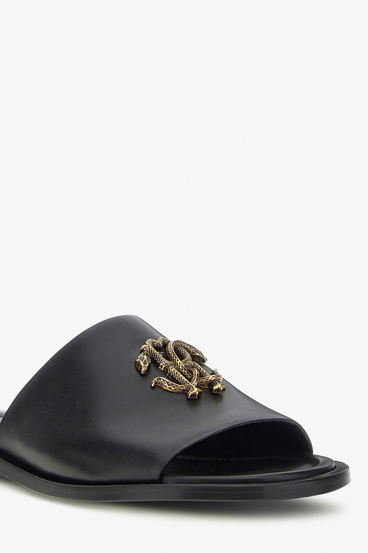 RC Sandals with Monogram RC RC Sandals with Monogram RC Noir SRS053-PZA90