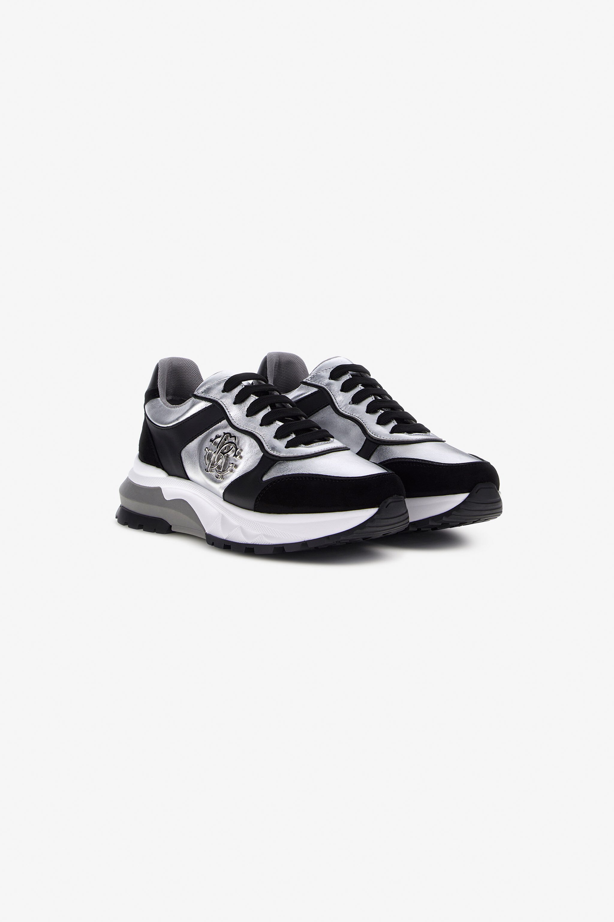RC RC logo sneakers Schwarz/Silber NOS00D-PNO01