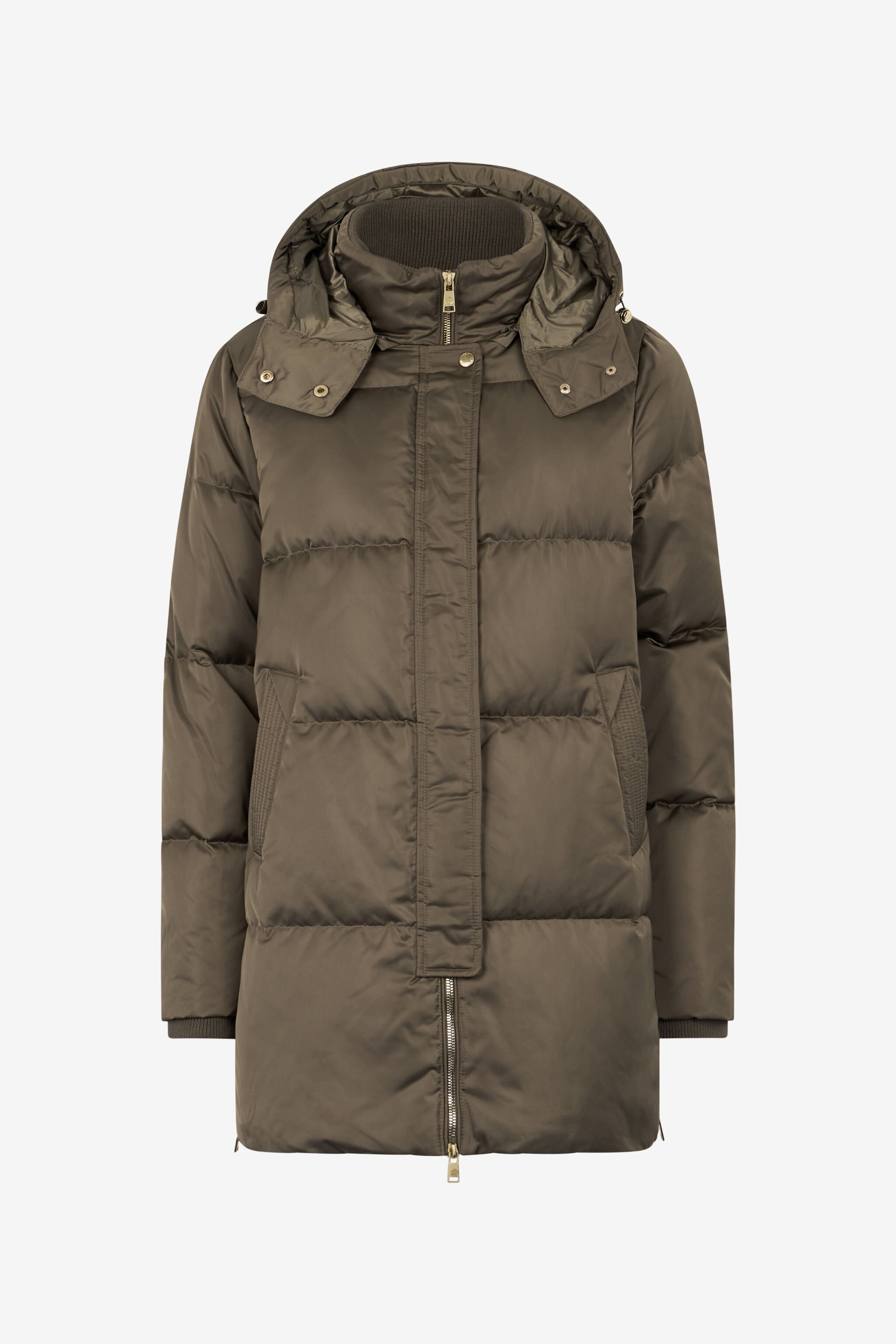 RC Braune Daunenjacke MILITARY GREEN OOT40L-SBO03