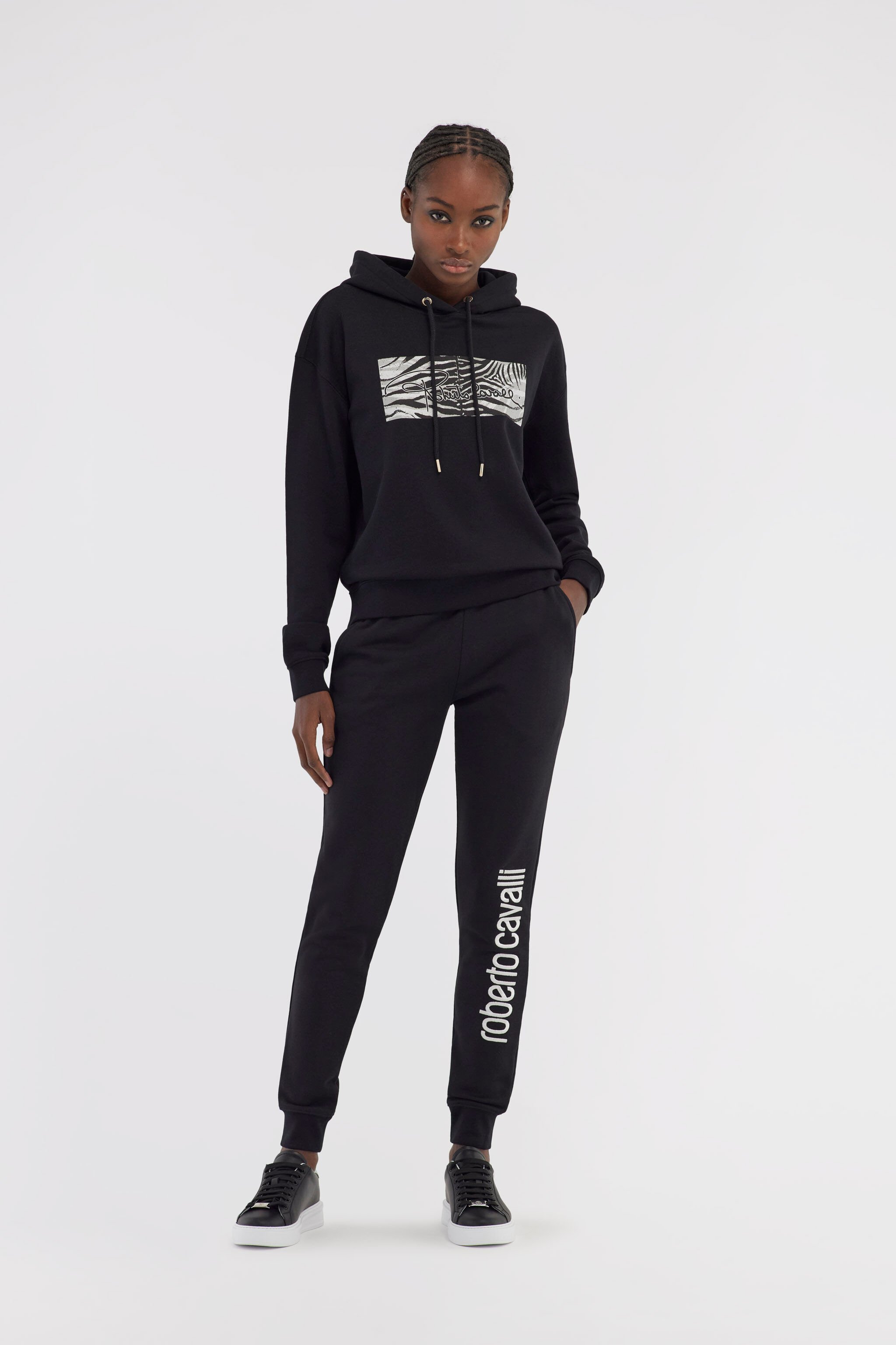 RC Sporty pants with logo Negro NOT22C-CF052
