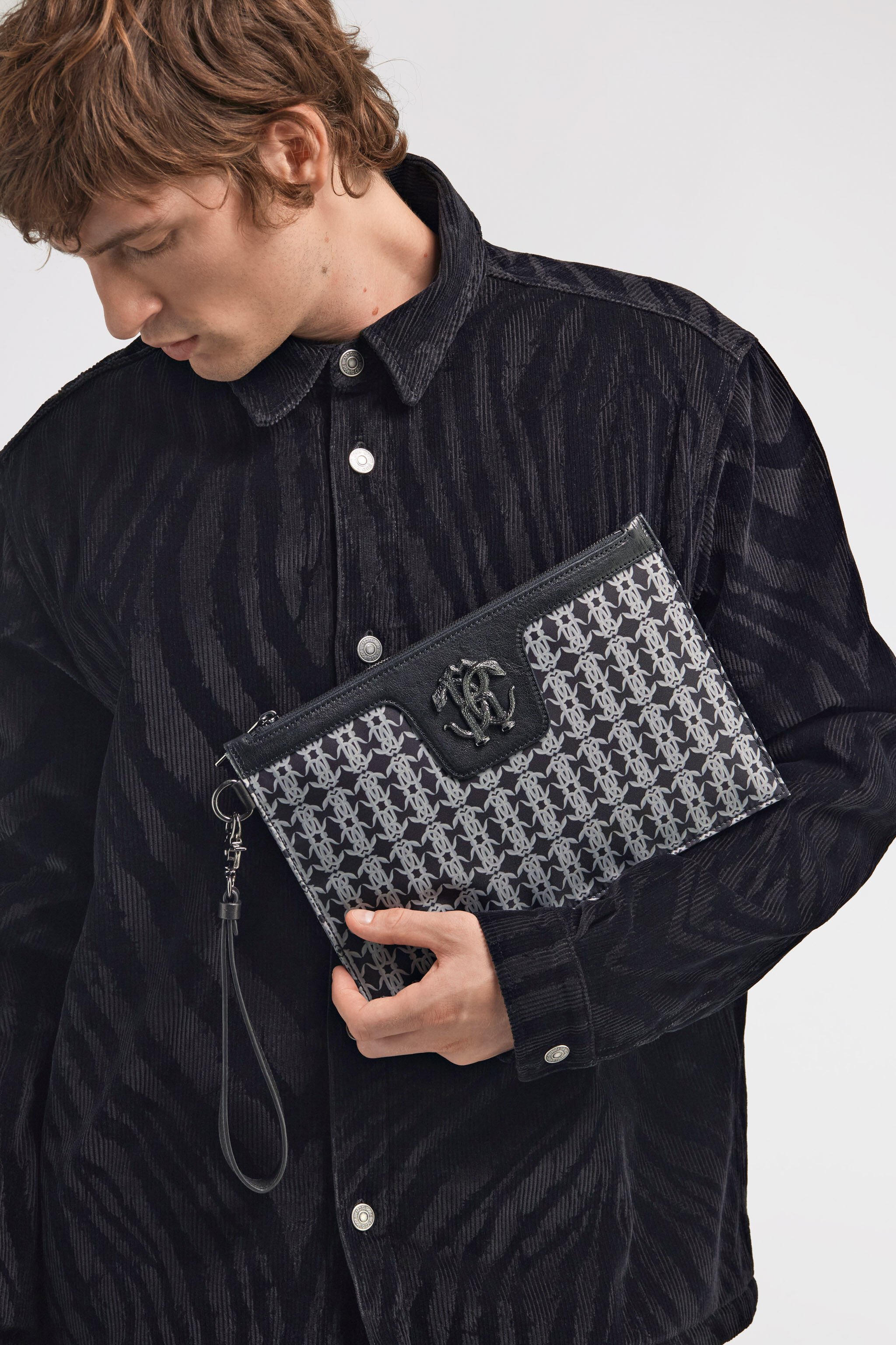RC RC Monogram Pochette Schwarz/Weiß SRB004-FT169