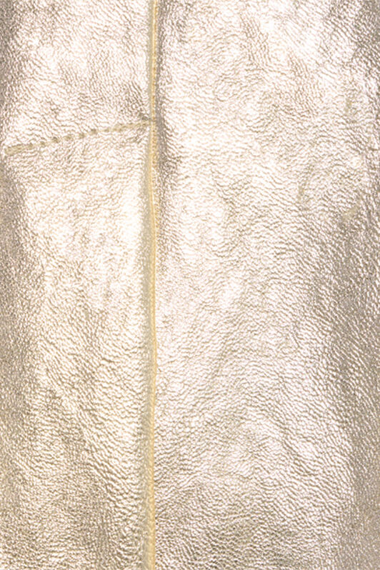 JU Gold Metallic Skirt with RC Monogram GOLD VJT30A-TVP28