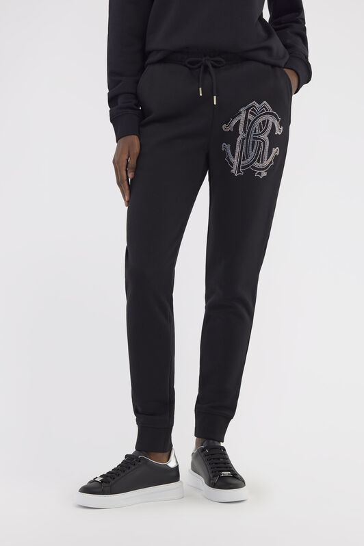 RC Sporty pants with Monogram RC Black NOT22A-CF052