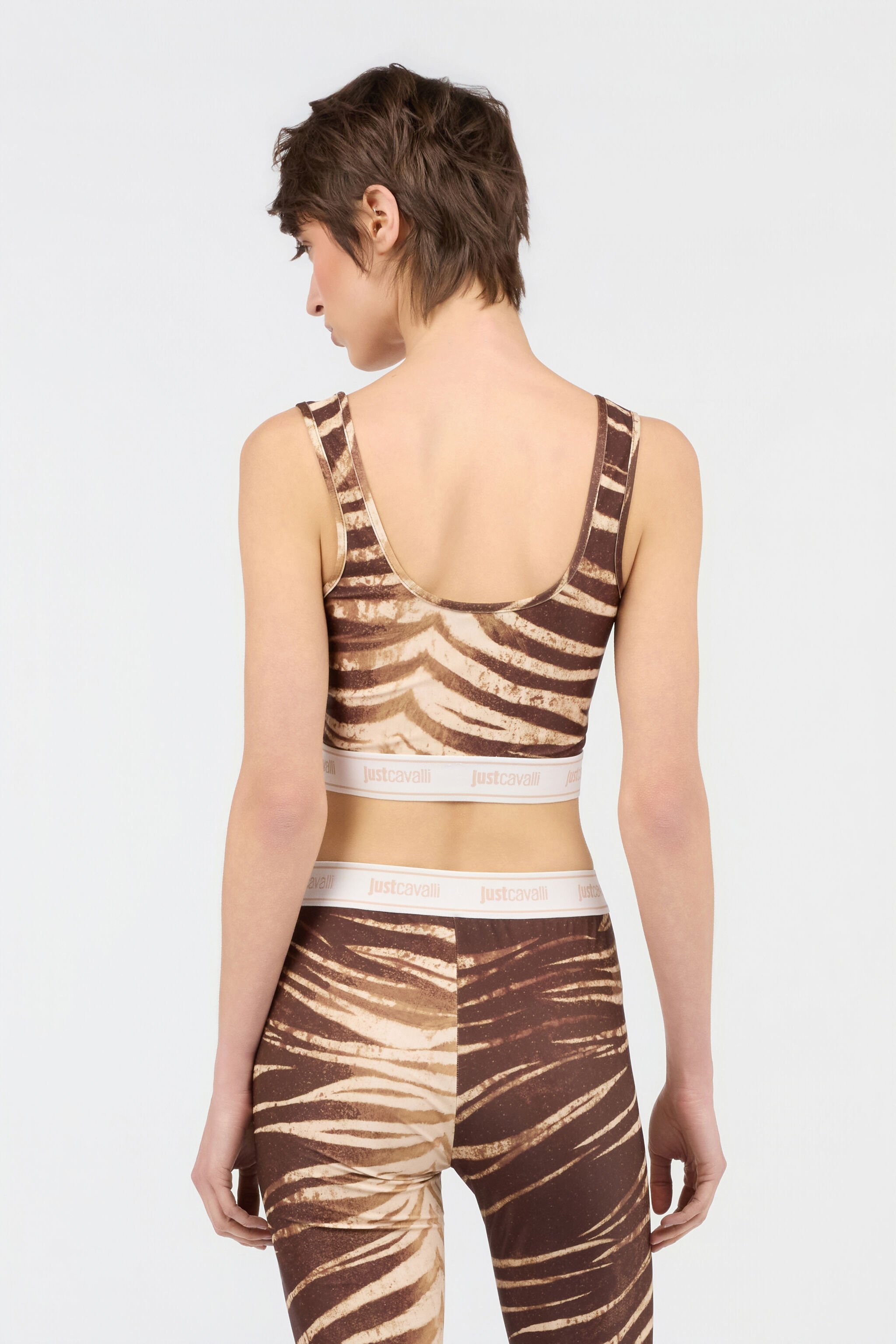 JC Natural Barb Print Top SABBIA WFT268-WF666