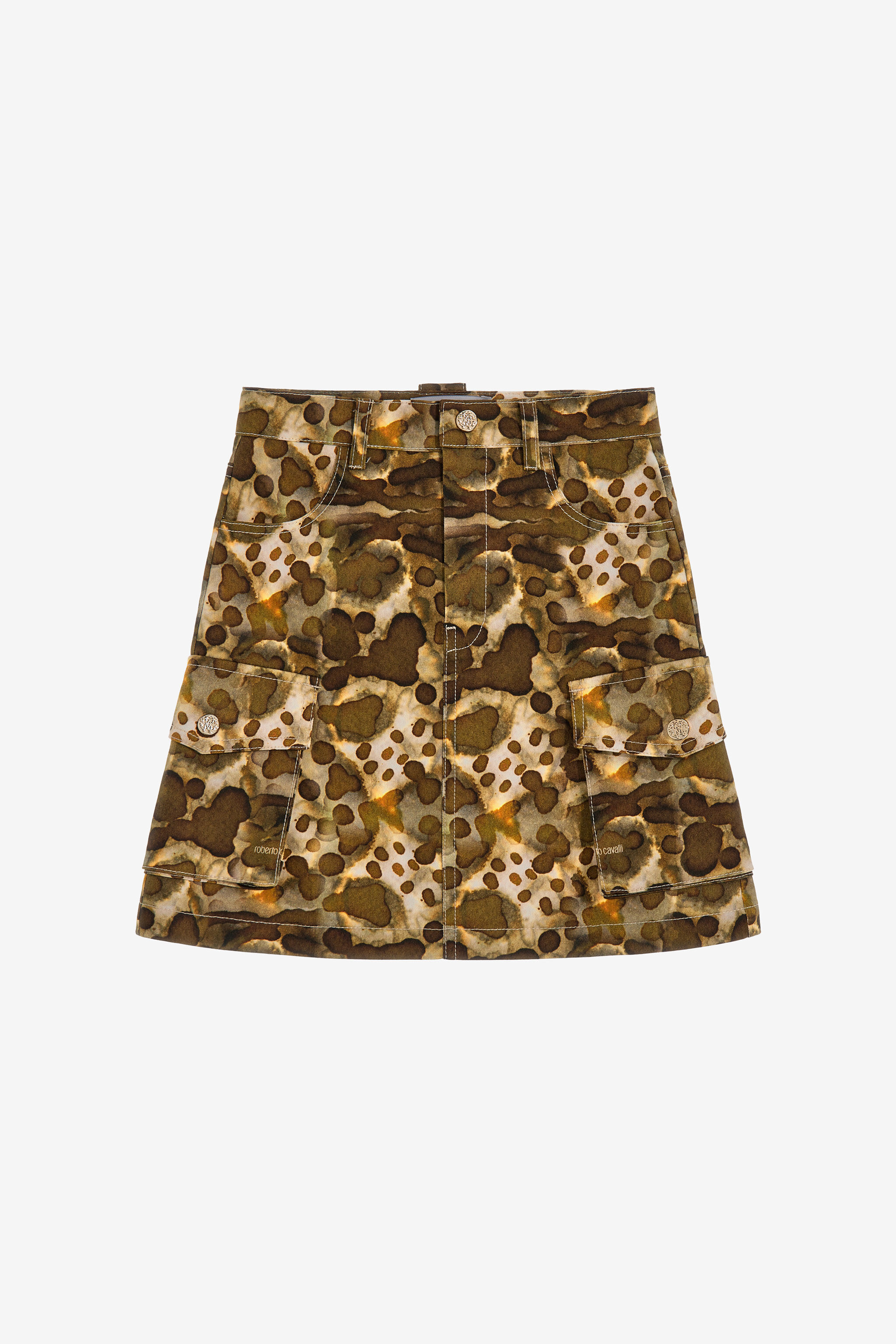 JU Printed skirt Light brown SJT305-6SI76