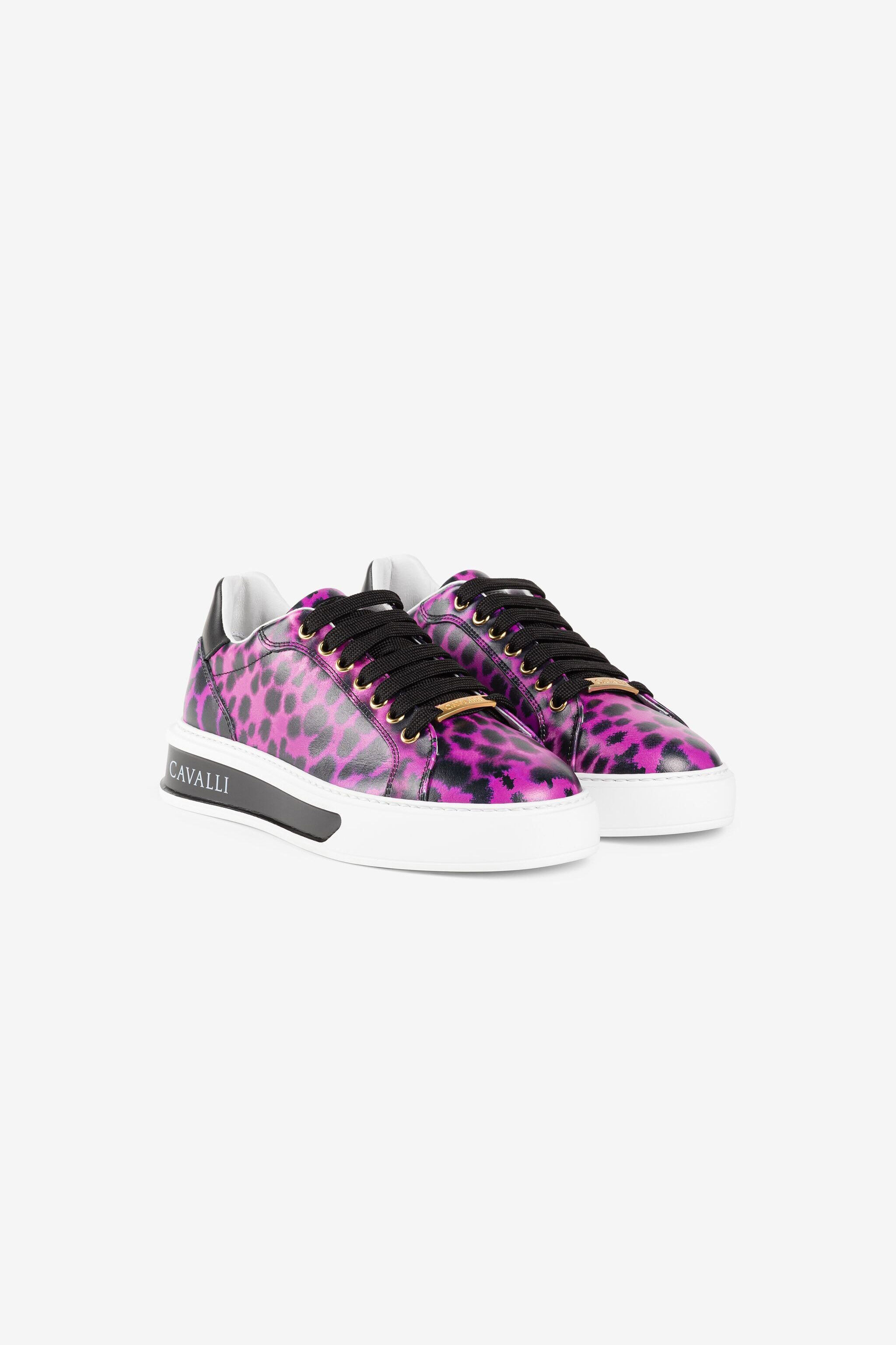 RC Animal-print low-top sneakers Purple QKS159-PZA79