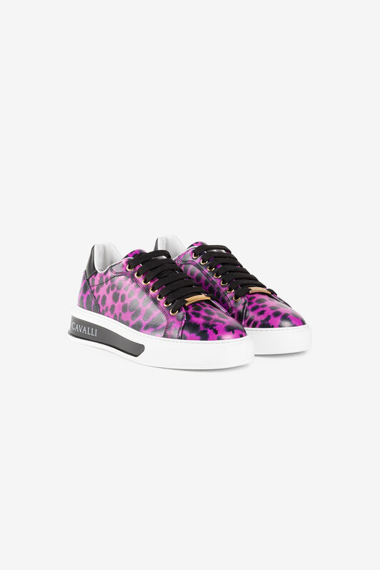RC Animal-print low-top sneakers RC Animal-print low-top sneakers Purple QKS159-PZA79