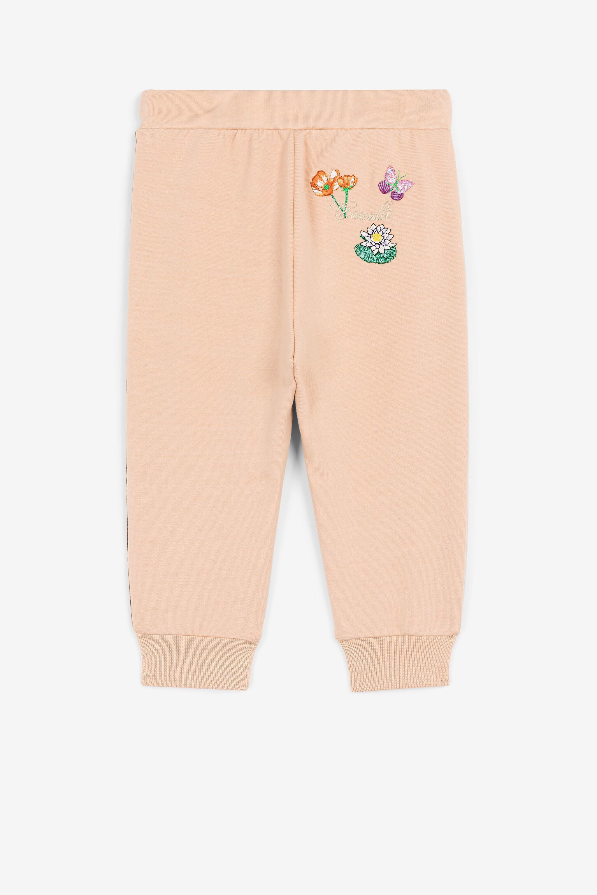 JU Ocelot-Print Sweatpants Rosa PJT258-CF050