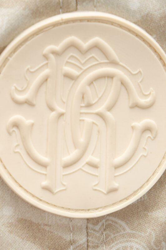 JU Cappellino Da Baseball Con Monogram E Logo Avorio UJZ00B-6SO44