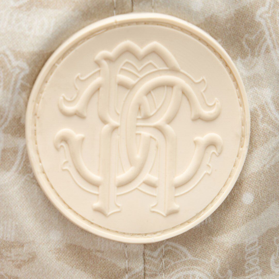 JU Cappellino Da Baseball Con Monogram E Logo Avorio UJZ00B-6SO44