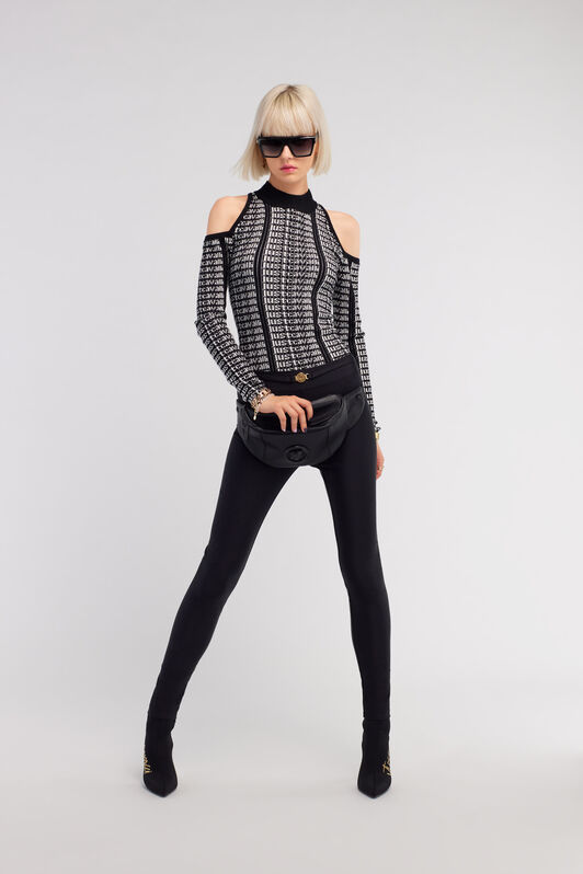 JC Just Cavalli Leggings BLACK RKT831-RK325