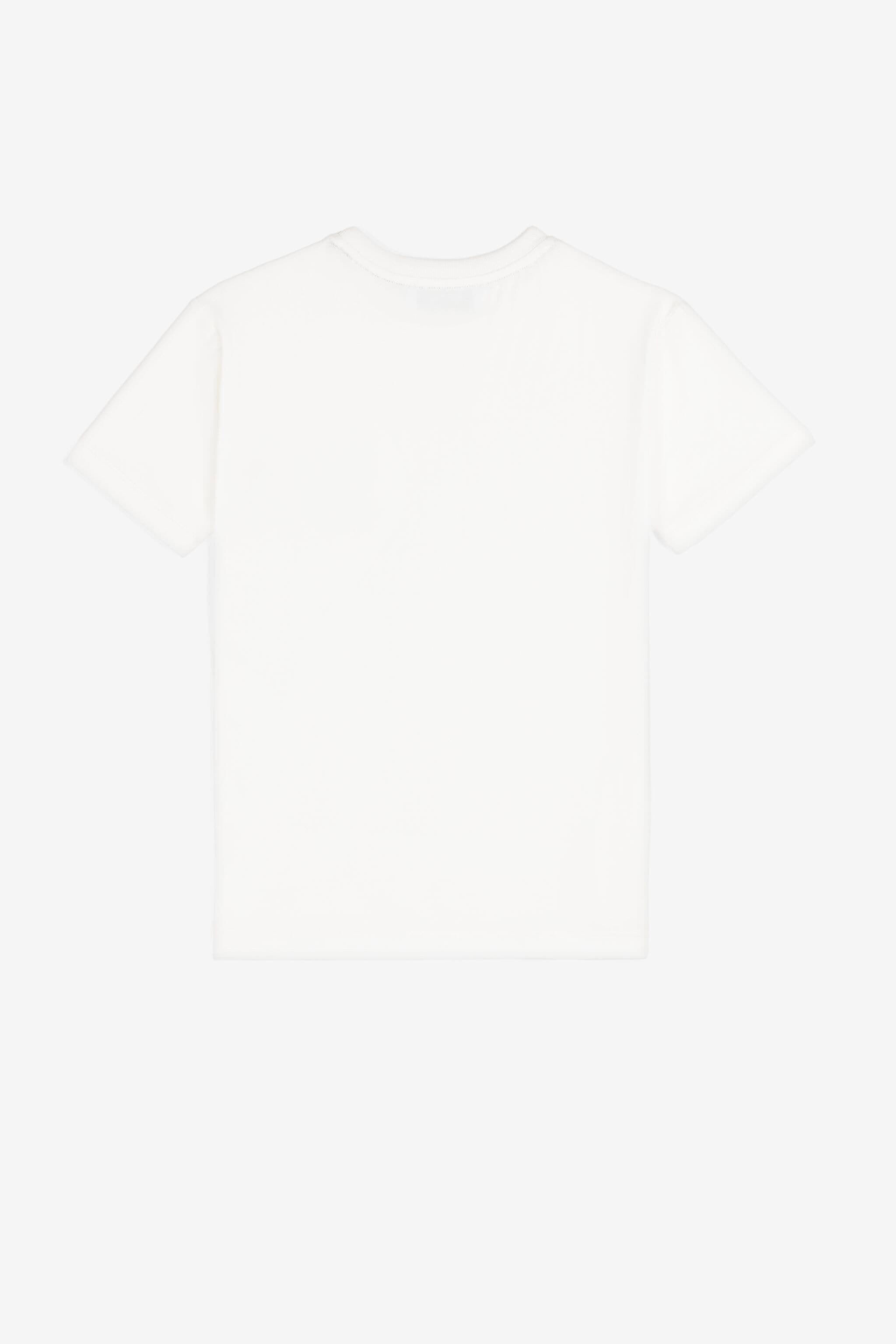 JU Qatar-print detail T-shirt White PJT60P-JV025
