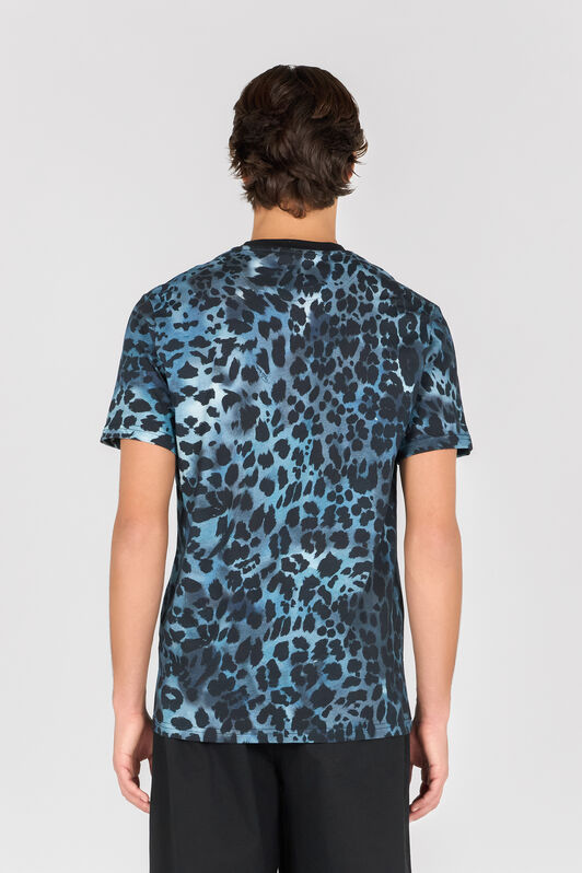 RC Jaguar Skin print T-shirt BLUE OOT60J-JFO63