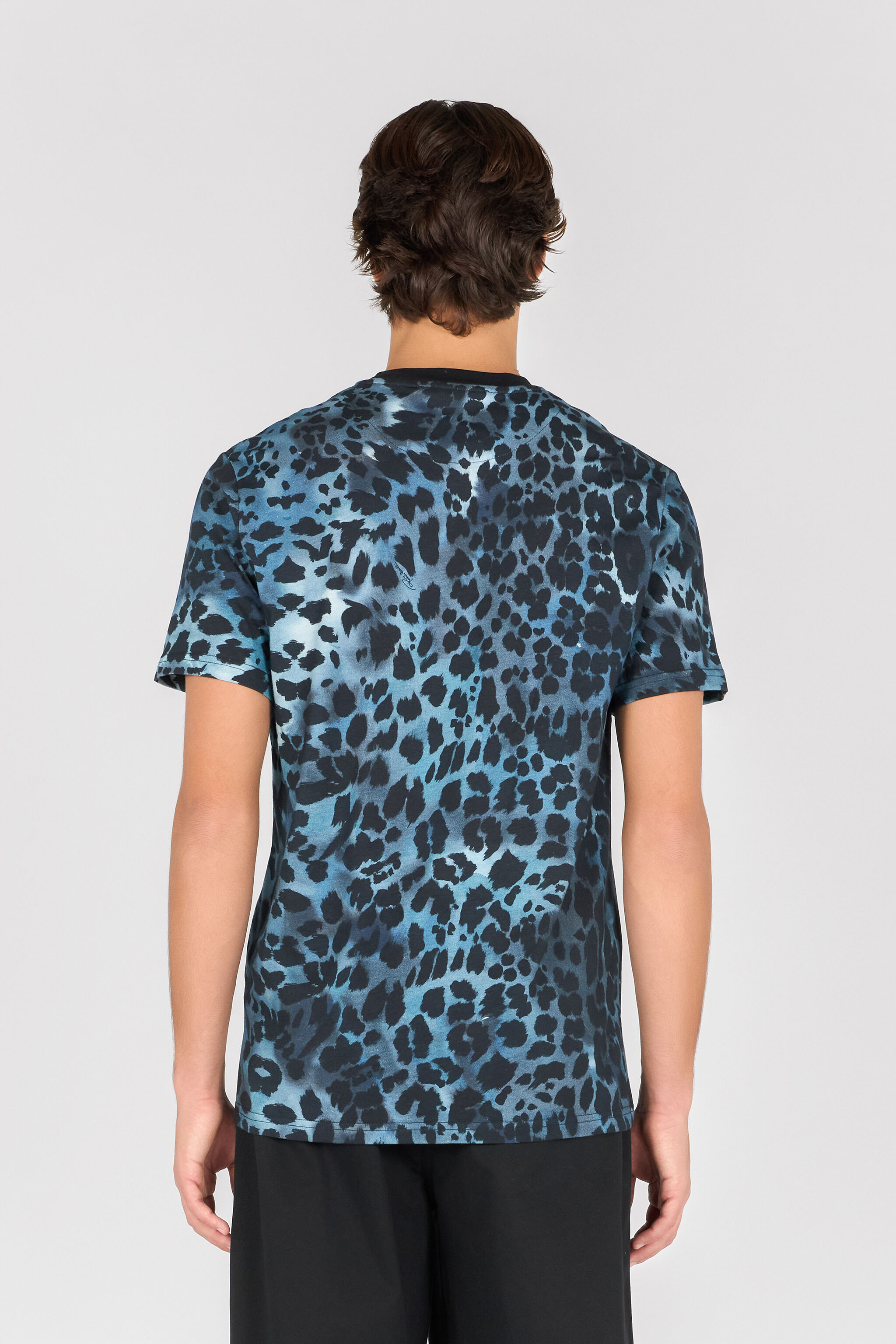 RC Jaguar Skin print T-shirt BLUE OOT60J-JFO63