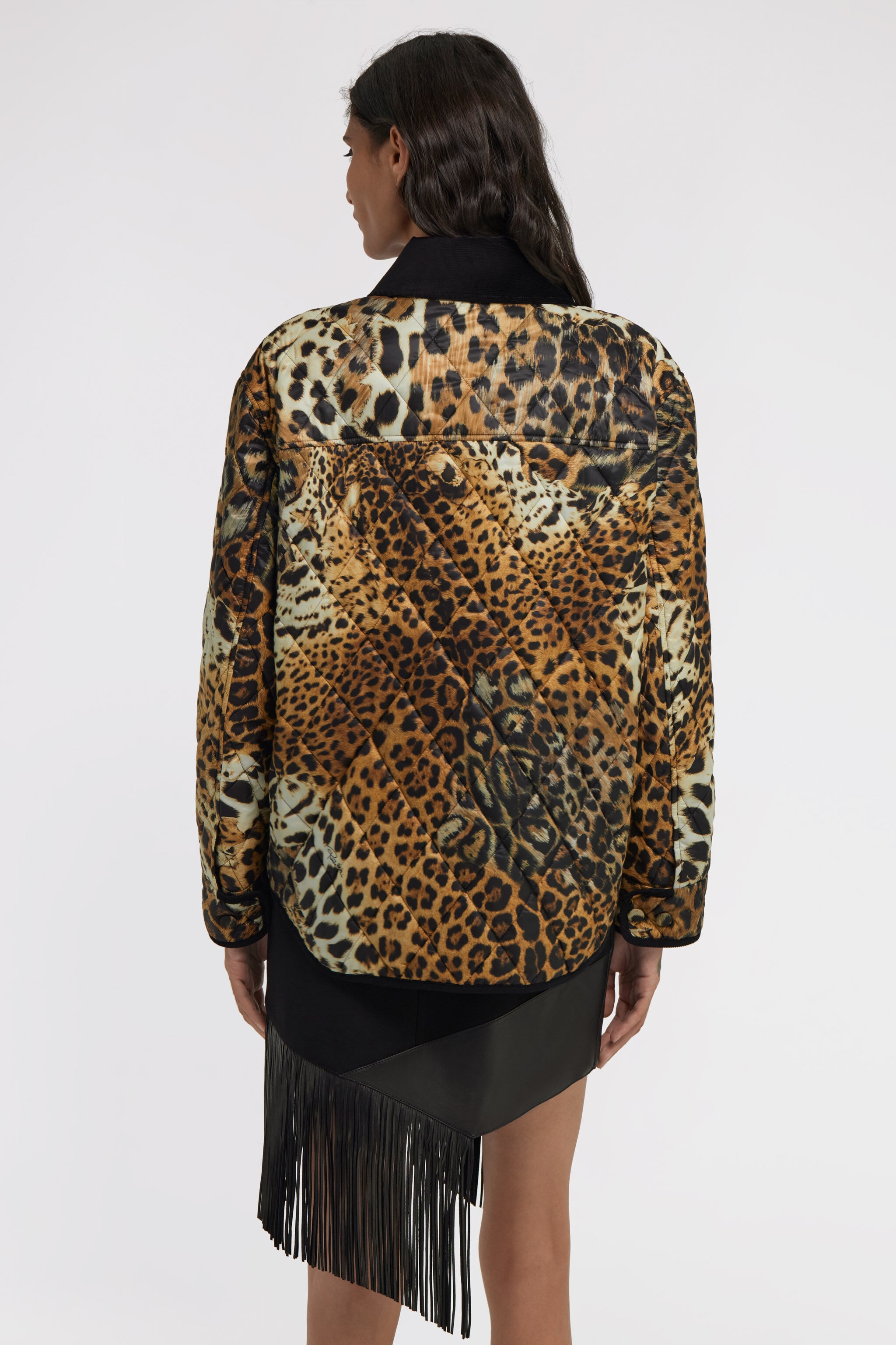 RC Leopard print Jacket NATURALE TKT805-SRG34