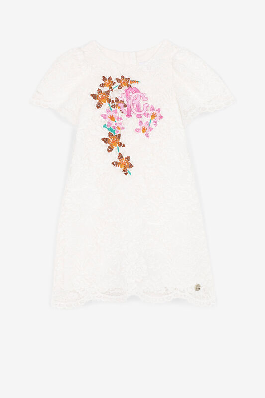 JU Embroidered lace dress JU Embroidered lace dress White QJT148-RP001